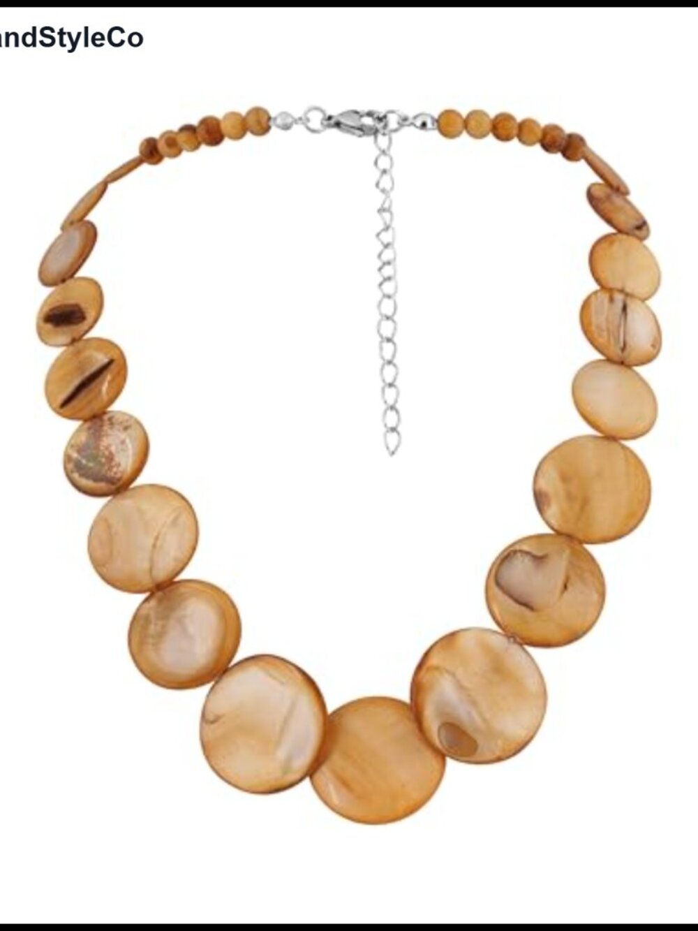 Chunky Round Beaded Collar Statement Necklace for Women Modern Jewelry